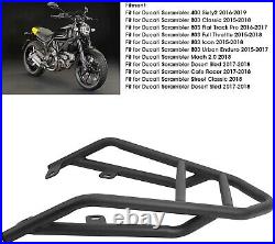 Rear Carrier Luggage Rack Black Fit for Ducati Scrambler 400 803 Sixty2 16-2019