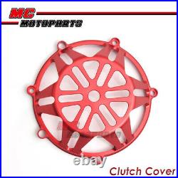 Red CNC Billet Open Clutch Cover For Ducati 749 998 1198 1098 996 916 BB21