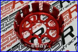 Red Ducati 748 749 916 996 998 999 1098 1198 Billet Aluminum Dry Clutch Basket