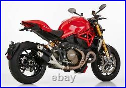 SHARK Track Auspuff schwarz EG-BE passt für Ducati Monster 821, Monster 1200