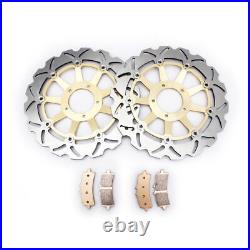 Stainless Steel Front Brake Rotor Pads For Ducati 848 EVO 850cc (2011 2012 2013)